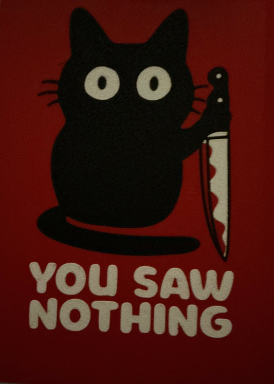 You saw nothing poster