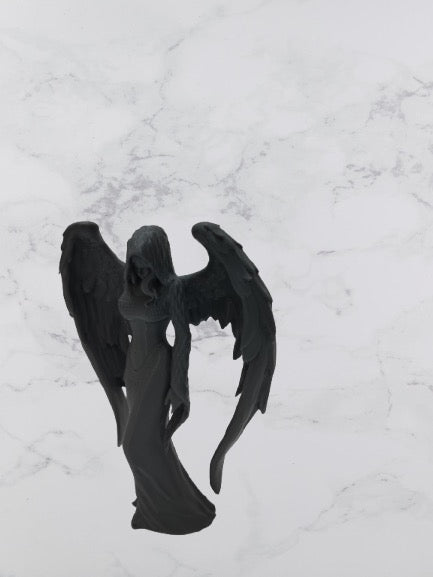 Dark Angel Winged Figurine – Premium 3D Printed Display Model