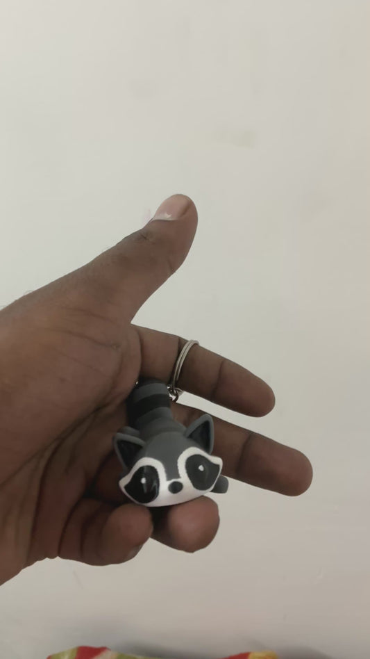 Racoon Keyring